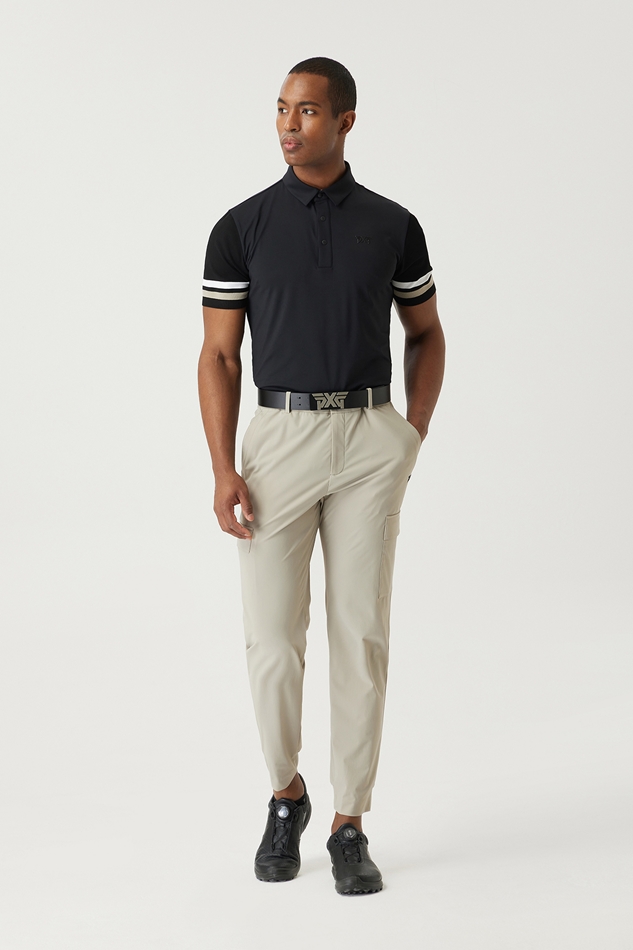 SUMMER KNITTED SLEEVE COLLAR SHORT-SLEEVE
