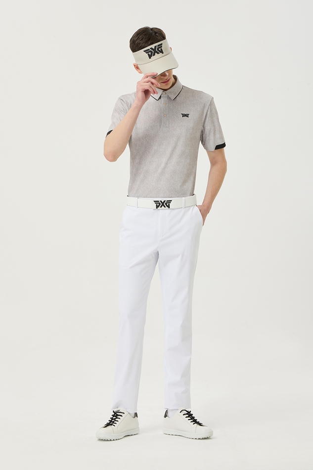 SUMMER TWO-TONE COLLAR SHORT-SLEEVE