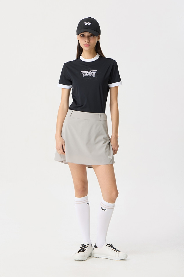 WOMENS SUMMER ROUND NECK SHORT-SLEEVE