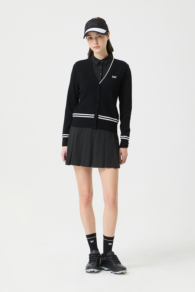 WOMENS V NECK KNIT CARDIGAN