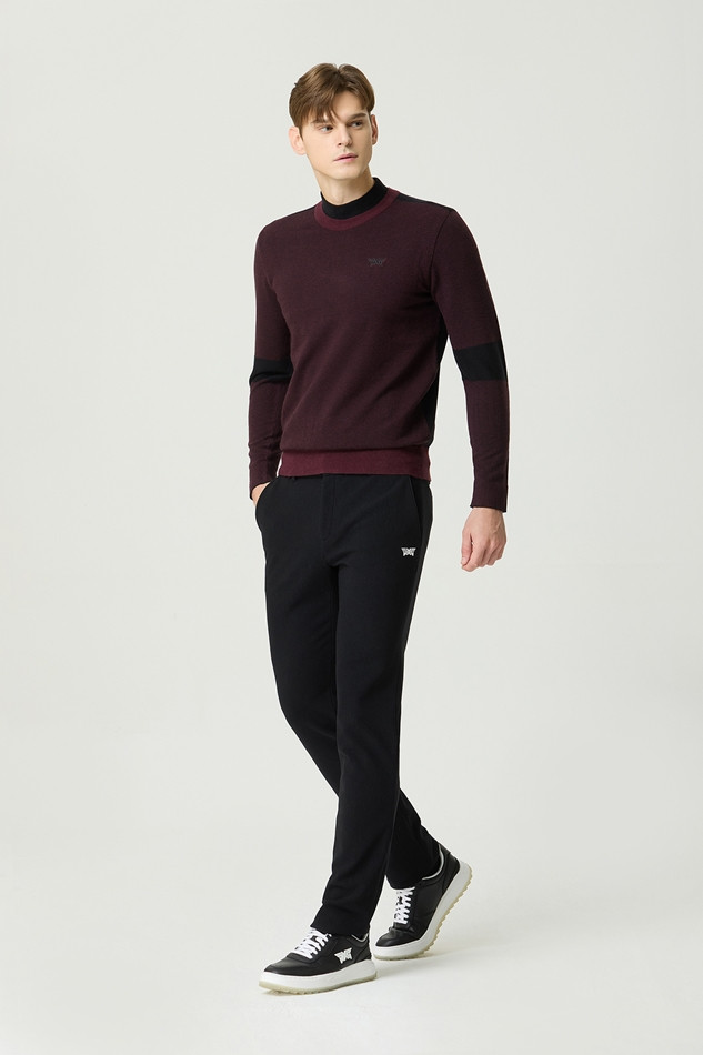 WINTER MOCK NECK WINDPROOF SWEATER