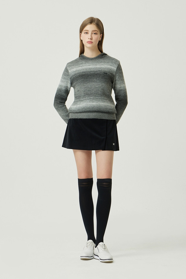 WOMEN WINTER A-LINE WRAP SKIRT