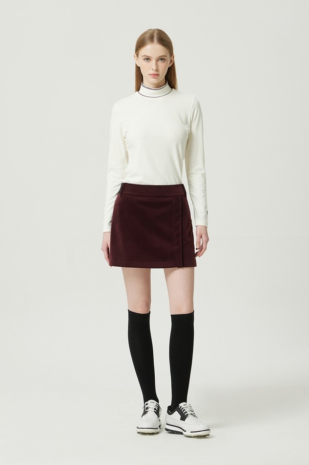 WOMEN WINTER A-LINE WRAP SKIRT