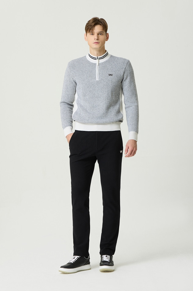 WINTER HALF ZIP-UP WINDPROOF SWEATER