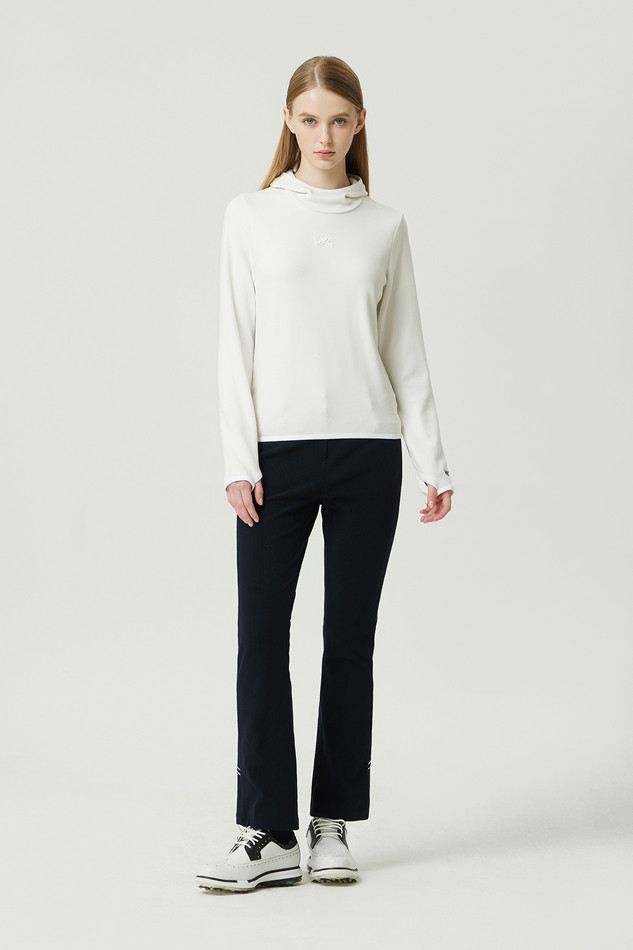 WOMEN WINTER MINI HOOD LONG-SLEEVE