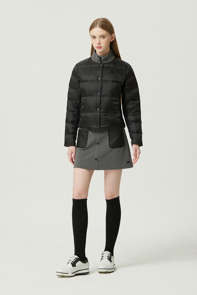 WOMEN WINTER QUILTING POINT SKIRT