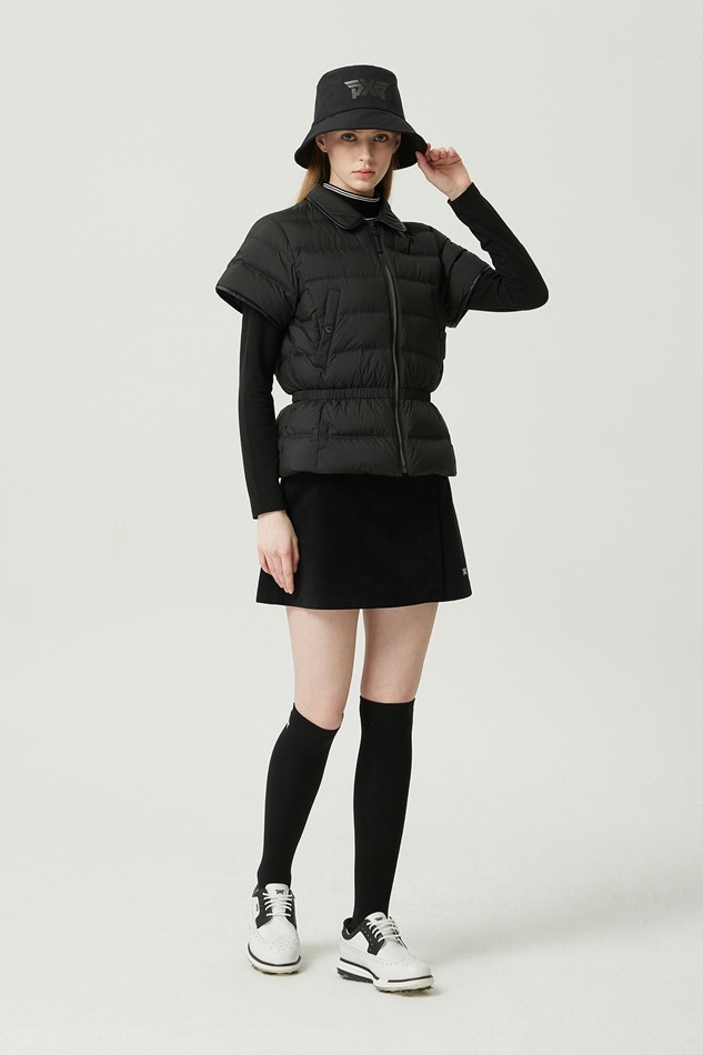 WOMEN WINTER SHORT SLEEVED DOWN VEST