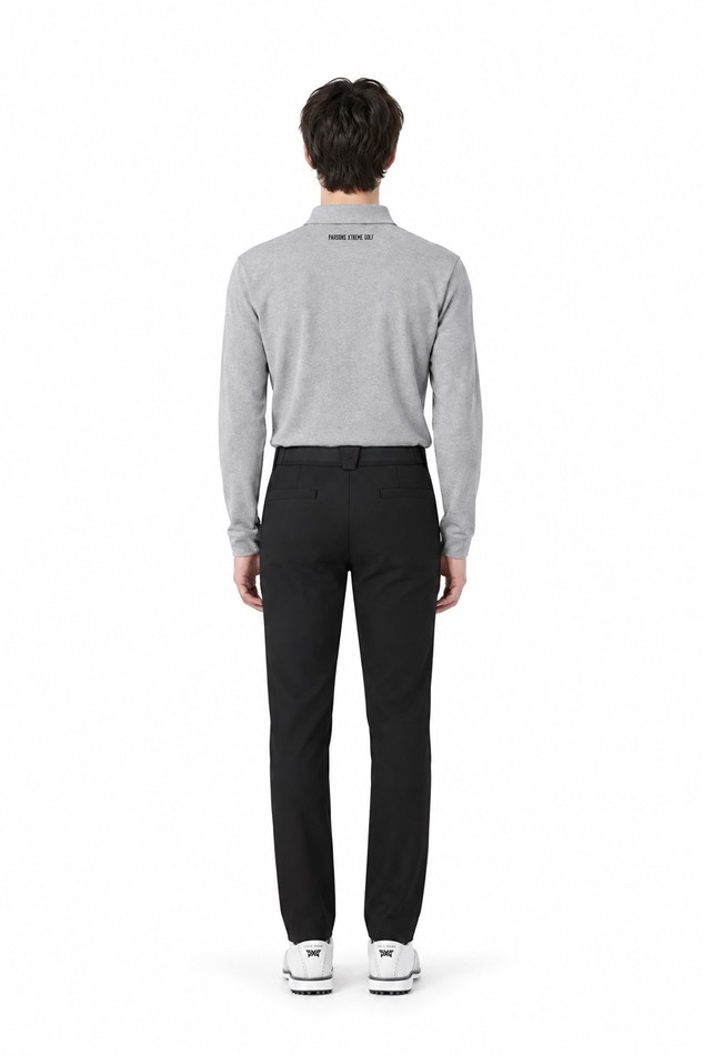 MEN ESSENTITAL BRUSHED COLLAR LONG SLEEVE PKFCM211112 M/GREY 상품 이미지 4