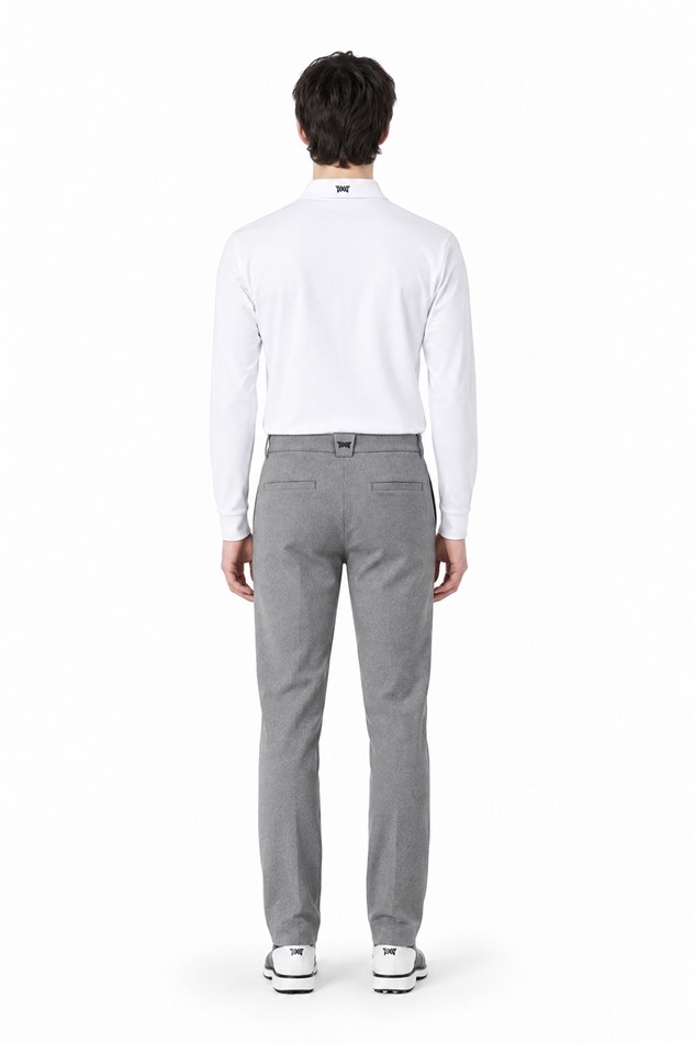 MEN ESSENTIAL COLLAR LONG SLEEVE PKFPM210601 WHITE 상품 이미지 4