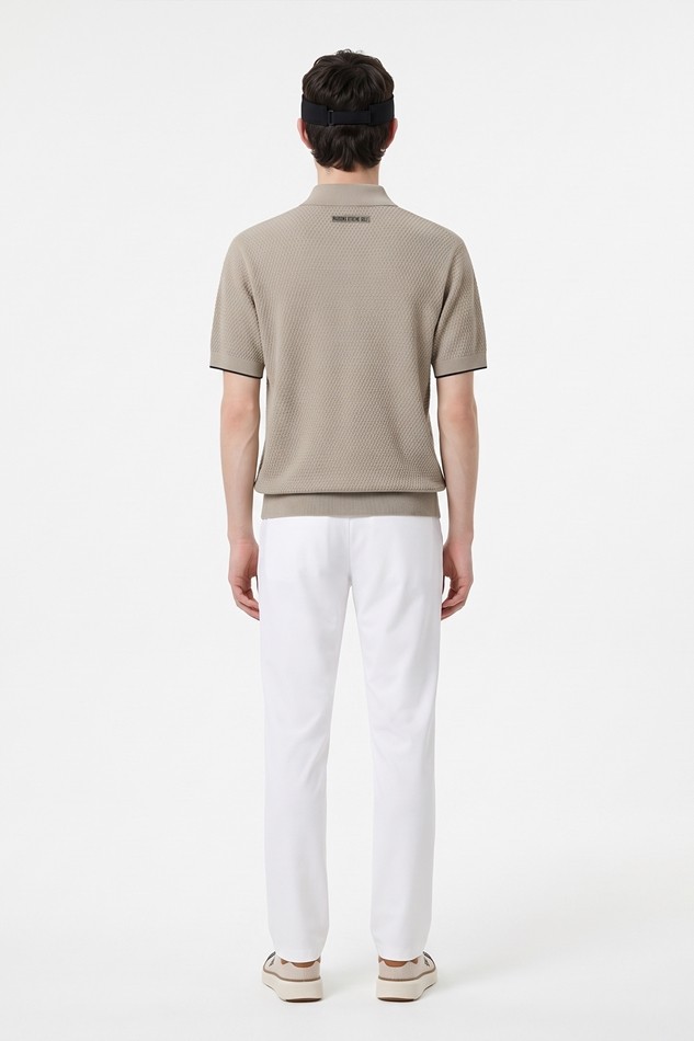 MEN ESSENTIAL STANDARD FIT PANTS PKFPM510201 WHITE 상품 이미지 4