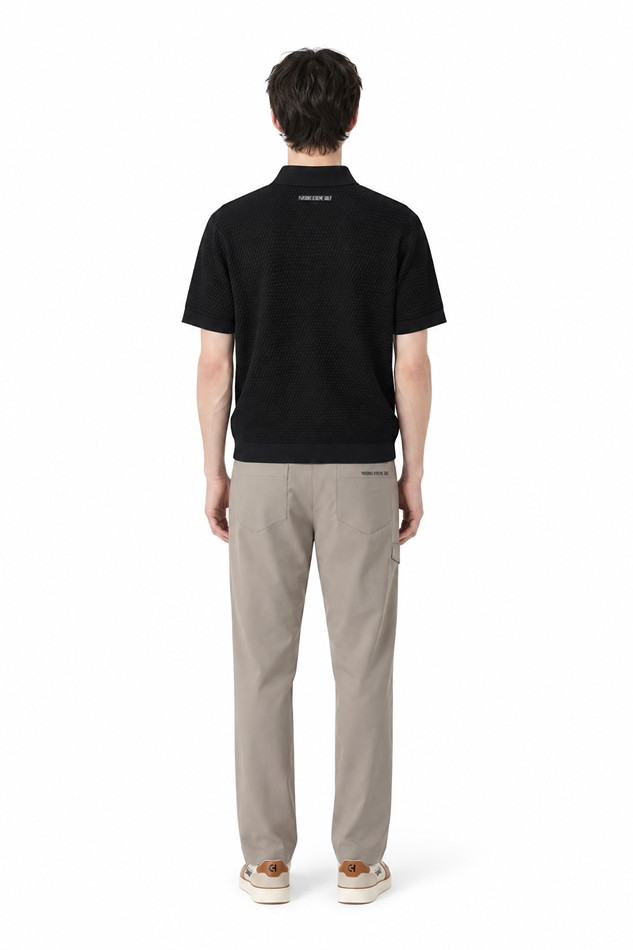 MEN SEMI-TAPERED FIT PANTS PKFPM510305 BEIGE