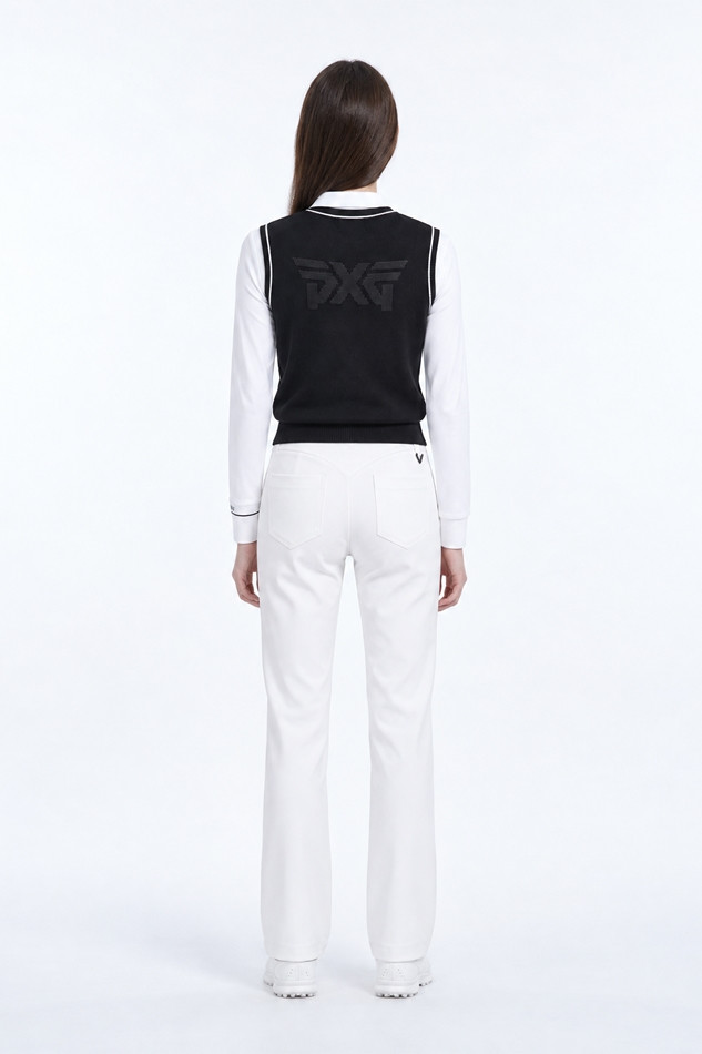 WOMEN HIP UP BOOTCUT PANTS PKFPW510301 WHITE 상품 이미지 4