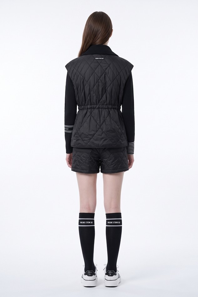 WOMEN RE-WOOL PADDED SHORTS PKFPW520921 BLACK 상품 이미지 4