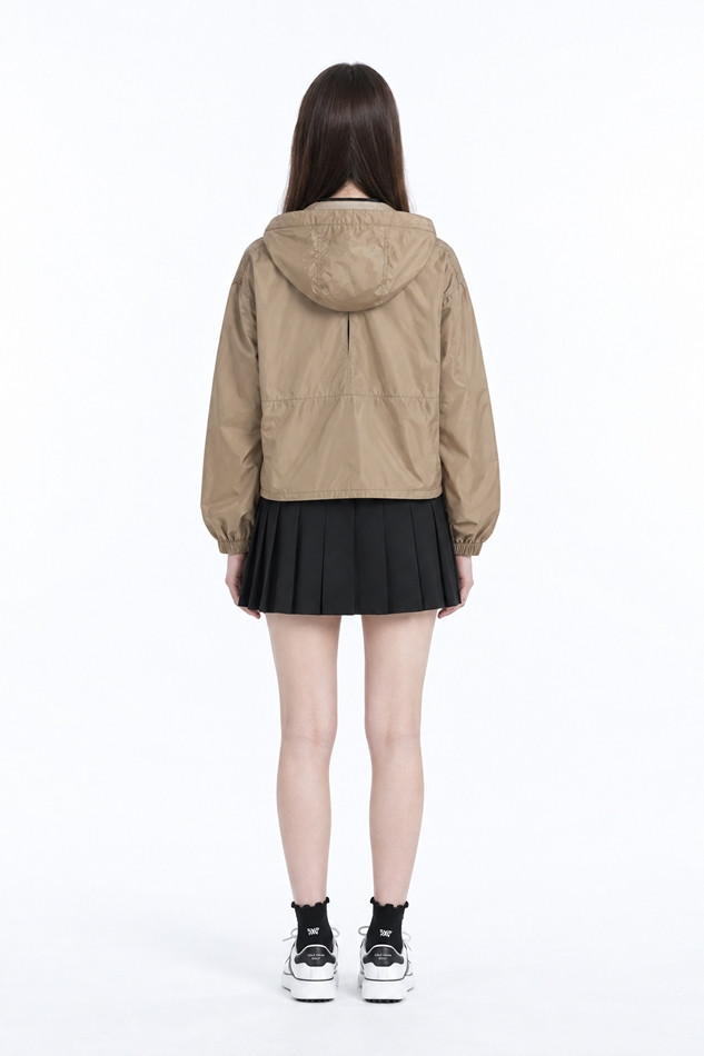 WOMEN ESSENTIAL HOOD JACKET PKFPW610205 BEIGE 상품 이미지 4