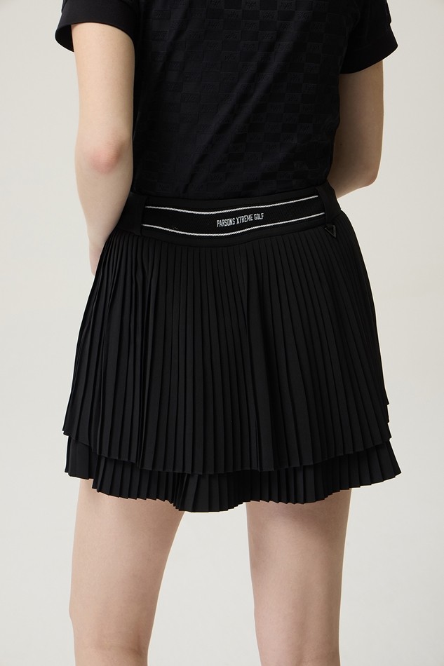 WOMEN WRAP PLEATED SKIRTS