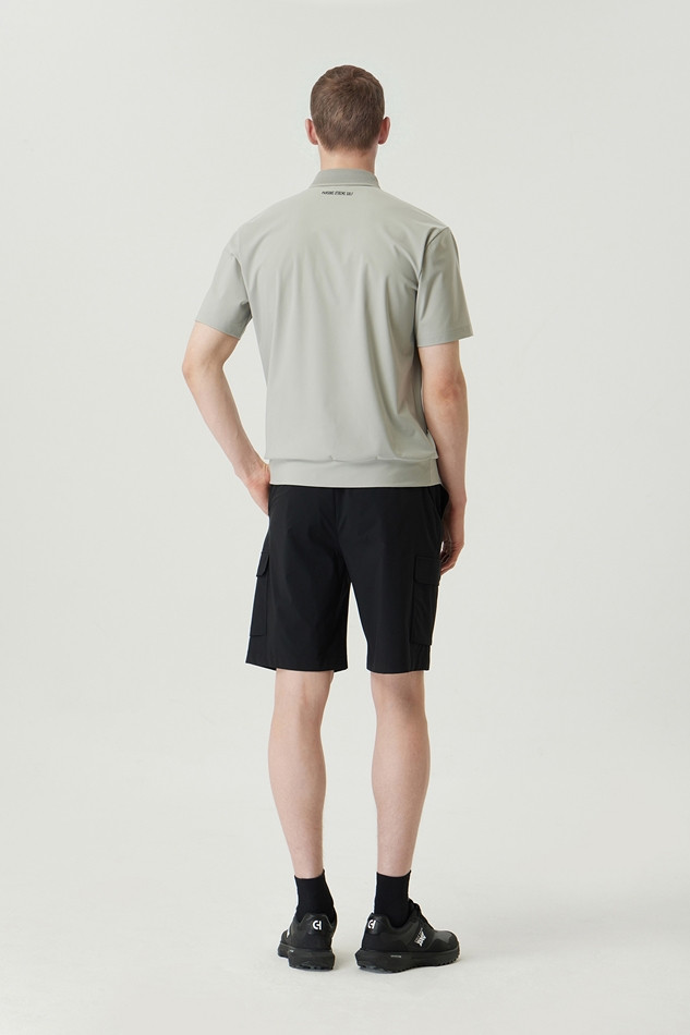 MEN NEW LOGO POINT COLLAR SHORT SLEEVE