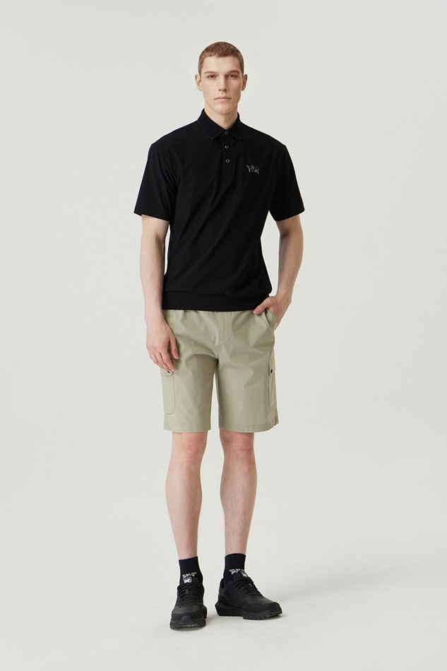 MEN NEW LOGO POINT COLLAR SHORT SLEEVE
