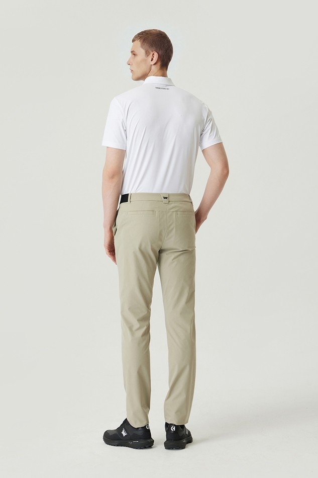 MEN KNIT HYBRID COLLAR SHORT SLEEVE