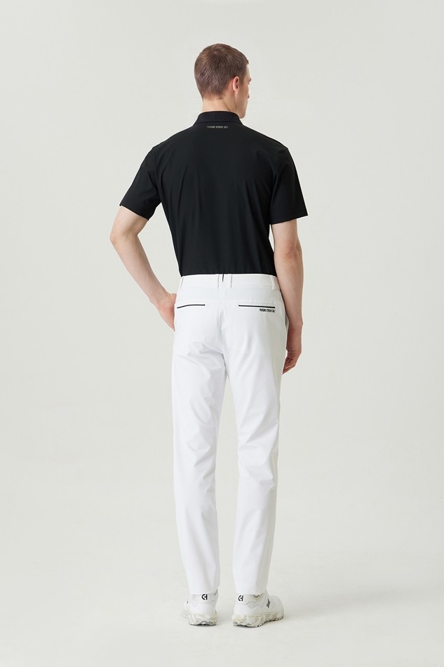 MEN AIR HOLE COLLAR SHORT SLEEVE