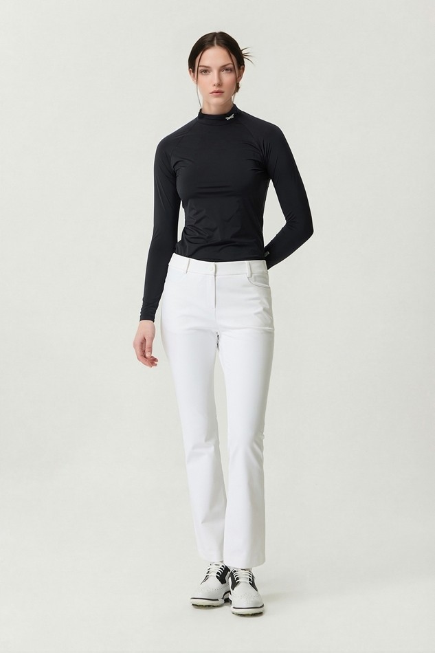 WOMEN LINE POINT SLIM BOOTS CUT PANTS