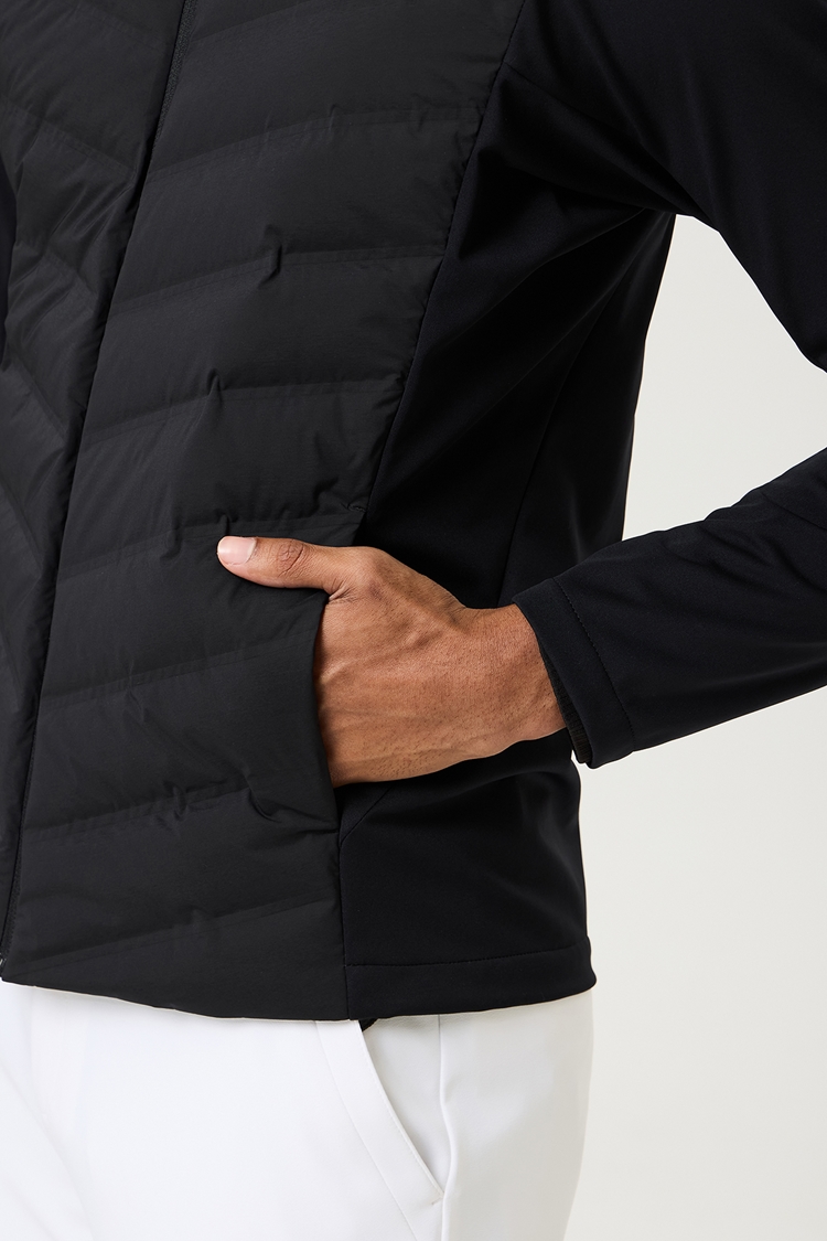 LIGHT WEIGHT HYBRID DOWN JACKET