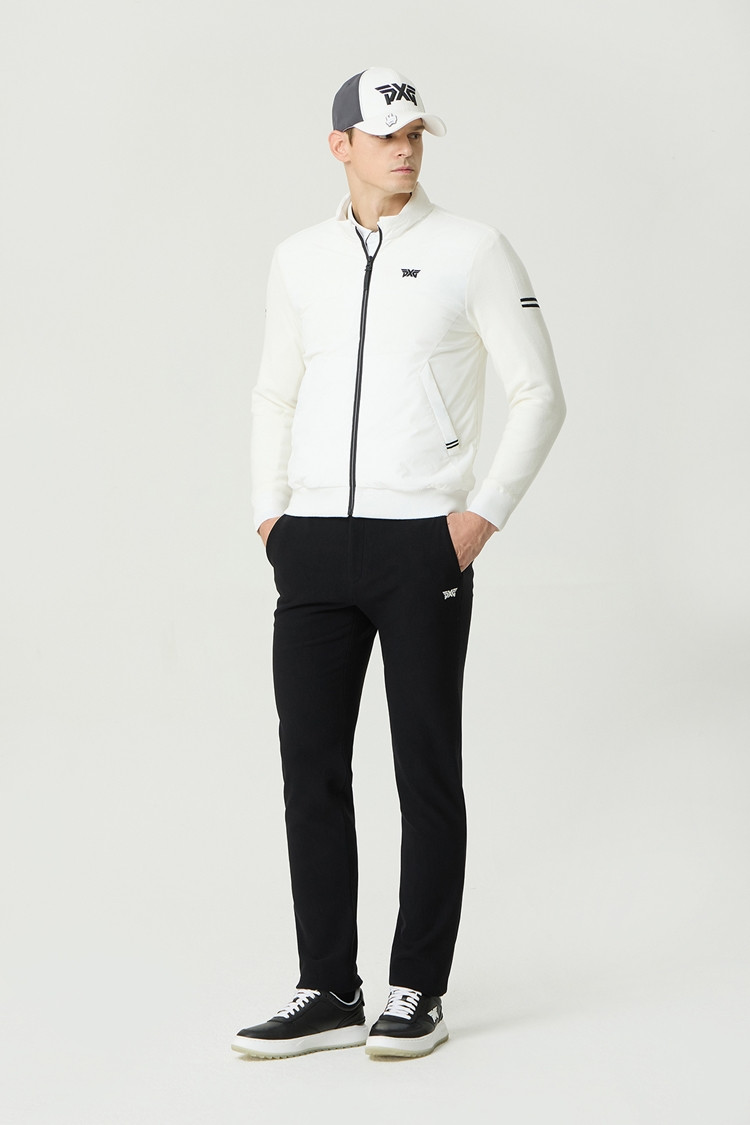 WINTER LINE POINT HYBRID DOWN SWEATER CARDIGAN