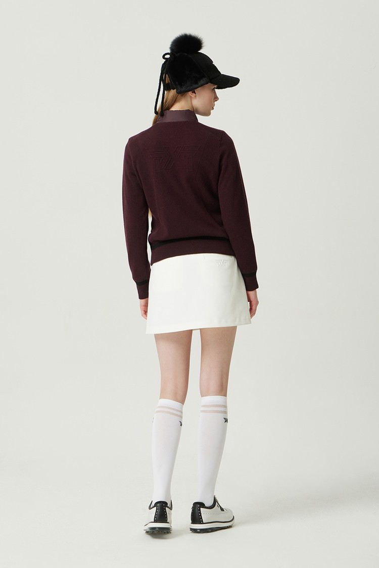 WOMEN WINTER KNIT HYBRID SWING DOWN JARKET