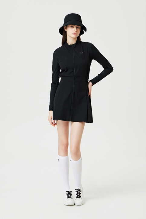 WOMEN MIX LONG SLEEVE ONE-PIECE