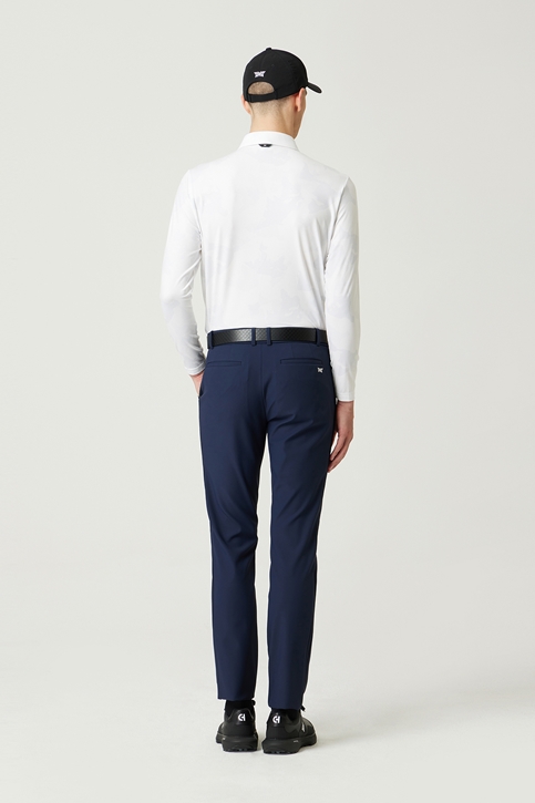PATTERN COLLAR LONG-SLEEVE