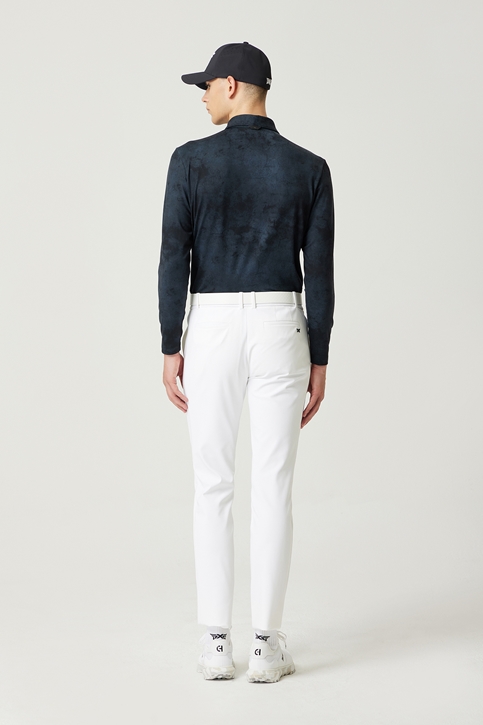 PATTERN COLLAR LONG-SLEEVE
