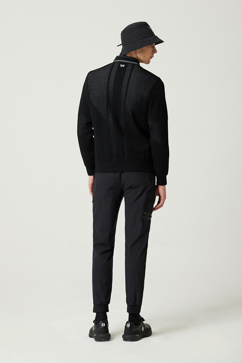 HYBRID FULL ZIP-UP SWEATER