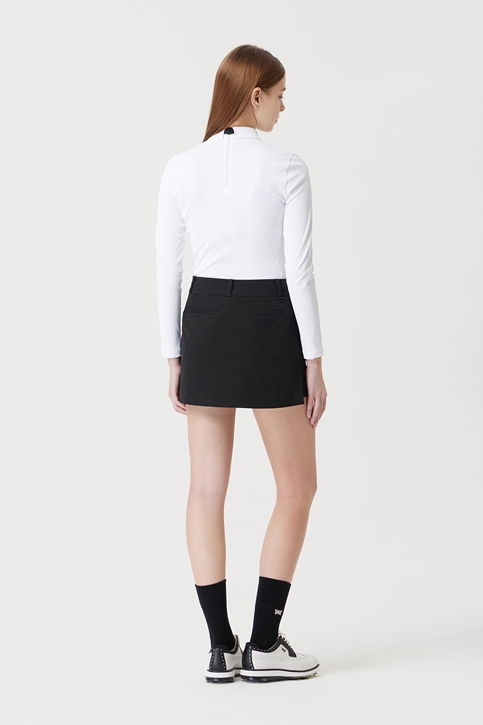 WOMEN SCARF COLLAR LONG-SLEEVE