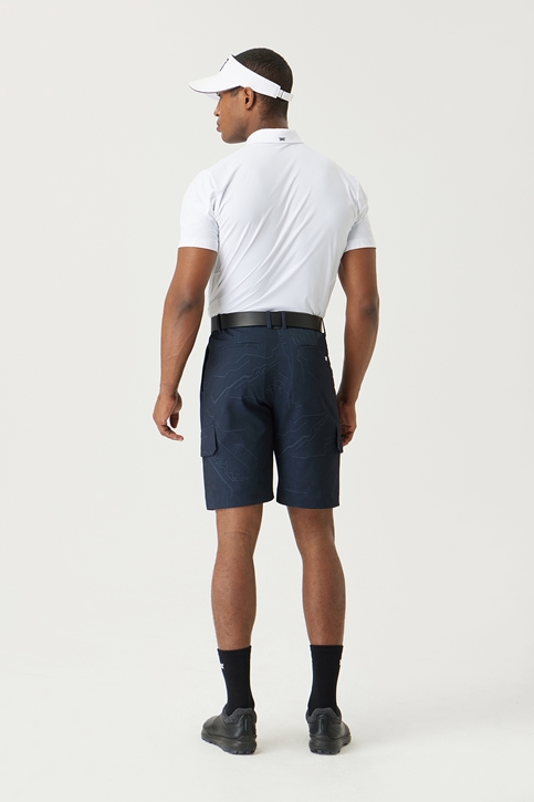 SUMMER PATTERN POINT COLLAR SHORT-SLEEVE