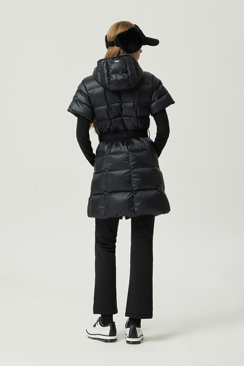 WOMEN WINTER SHORT SLEEVED LONG DOWN