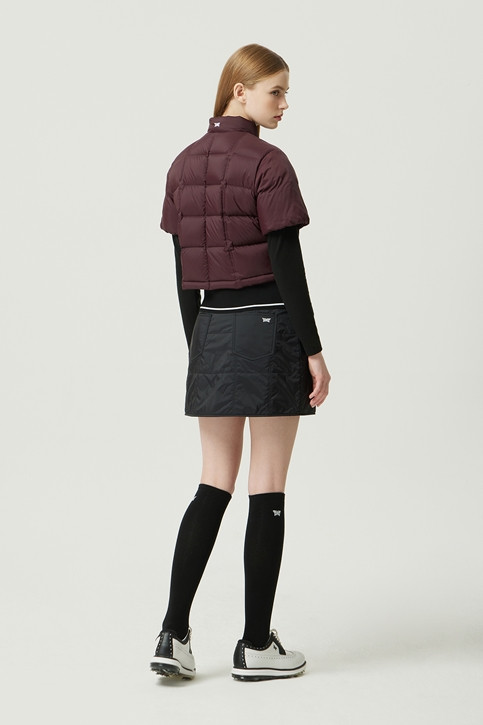 WOMEN WINTER PADDED LAYERED SKIRT