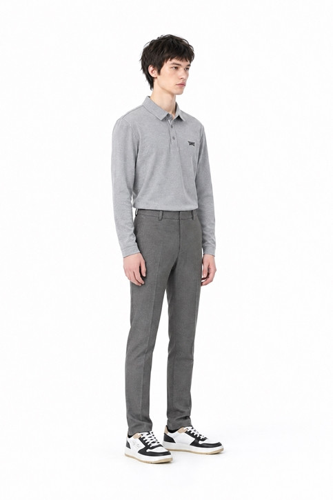 MEN WOOL STANDARD FIT PANTS PKFPM511012 M/GREY 상품 이미지 5