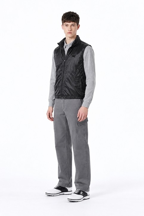 MEN ALPHA-LINED LIGHTWEIGHT VEST PKFPM620721 BLACK 상품 이미지 5