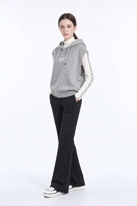 WOMEN HOODED KNIT VEST PKFPW420712 12,21 상품 이미지 5