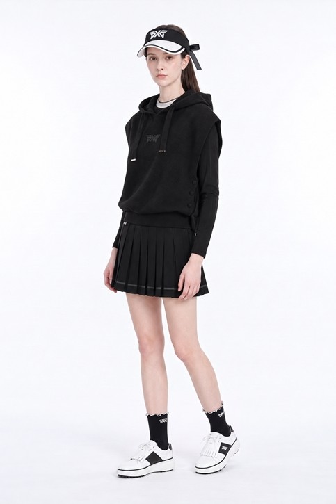 WOMEN WARM BLEND SKIRT PKFPW560421 BLACK 상품 이미지 5