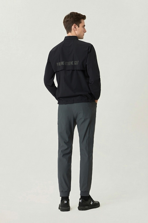 MEN WOVEN LOOSE FIT COLLAR LONG SLEEVE