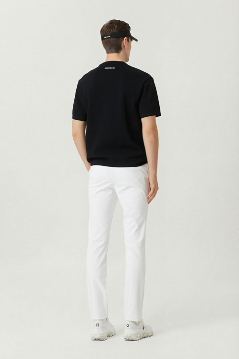 MEN ROUND NECK SHORT SLEEVE SWEATER