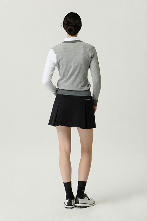 WOMEN V-NECK KNIT CARDIGAN