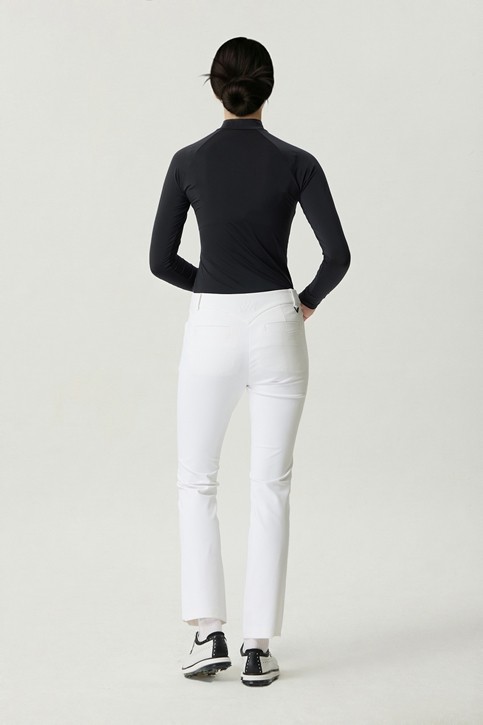 WOMEN LINE POINT SLIM BOOTS CUT PANTS
