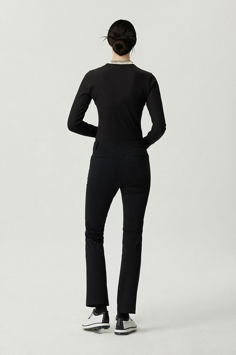 WOMEN LINE POINT SLIM BOOTS CUT PANTS