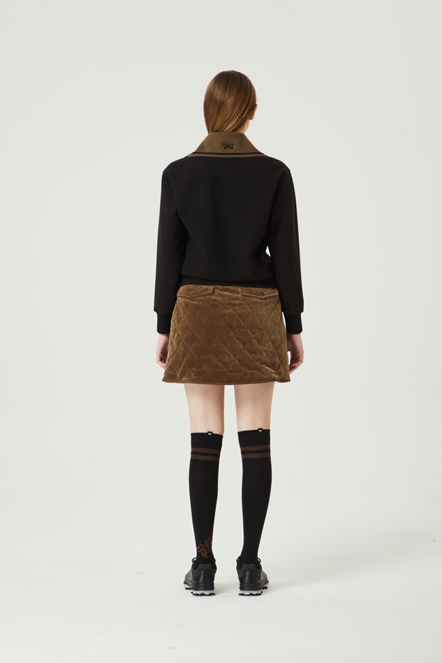 WOMEN WINTER DIA QUILTED PADDED SKIRT