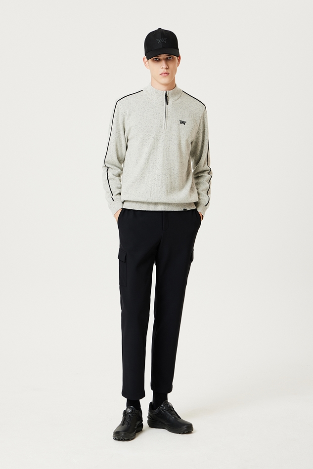 WINTER HALF ZIP-UP WINDPROOF SWEATER