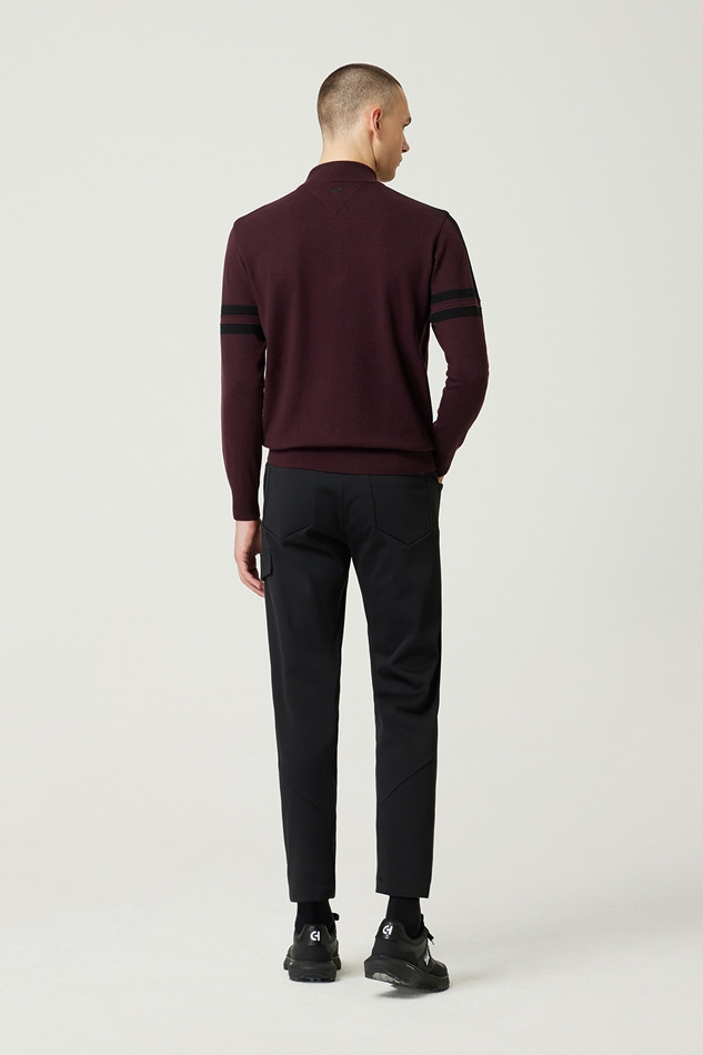 HALF ZIP-UP SWEATER