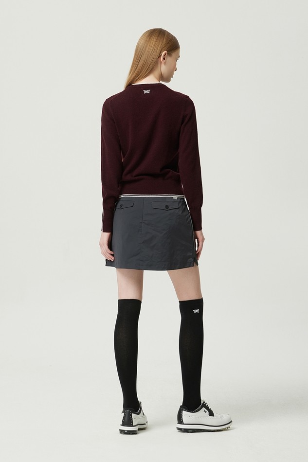 WOMEN BASIC ROUND NECK SWEATER