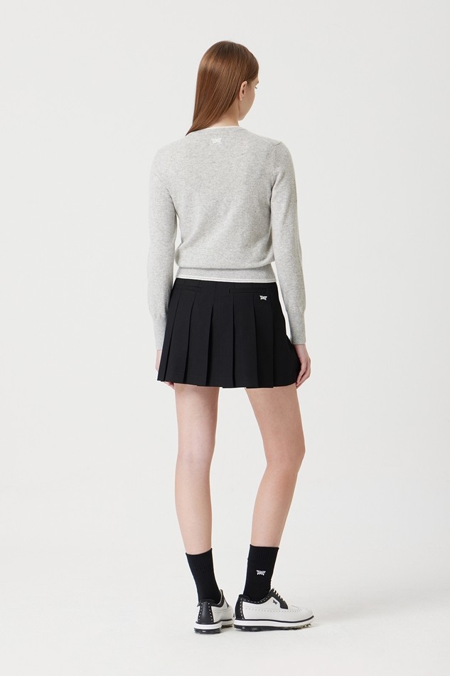 WOMEN HALF PLEATED SKIRT