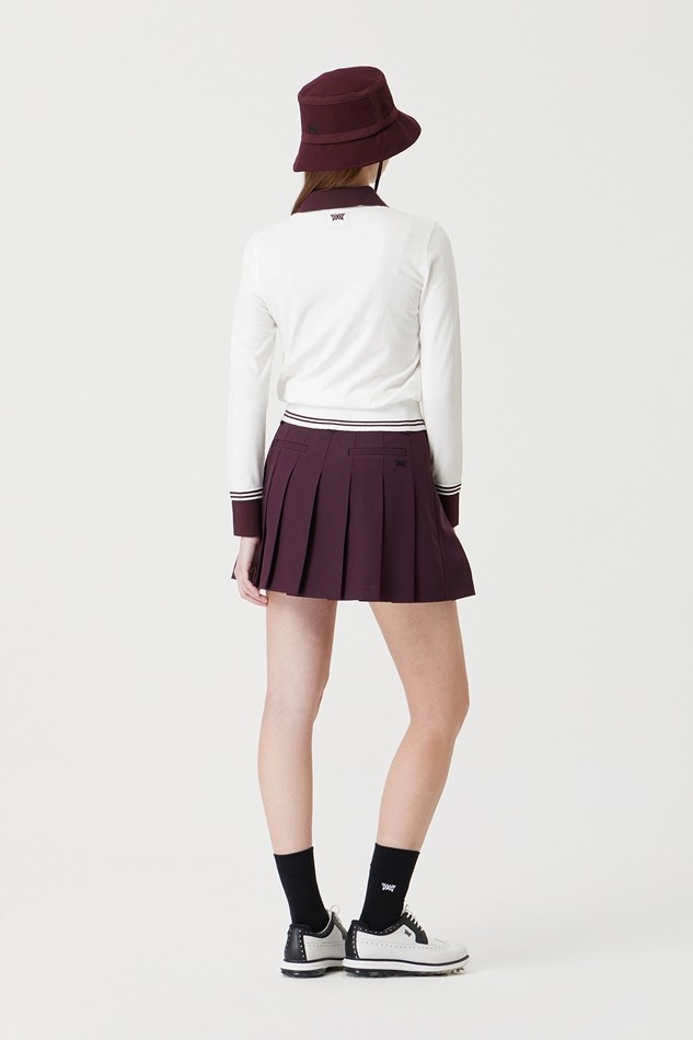 WOMEN HALF PLEATED SKIRT